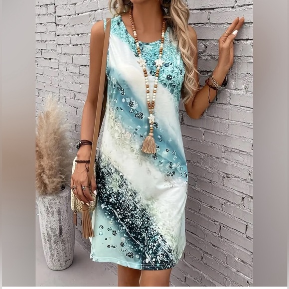 Dresses & Skirts - FREE! With $15 purchase BRAND NEW! Floral Pattern Tank Keep You For Hot Sexy Fun